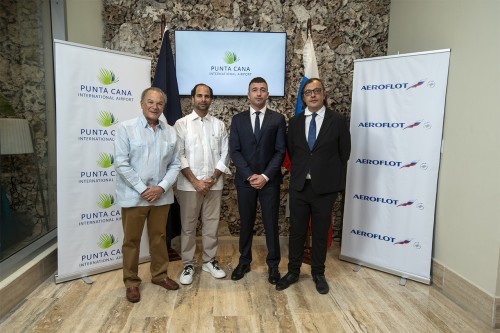 Aeroflot aterriza con reapertura de ruta desde Moscú en el Aeropuerto Internacional de Punta Cana 